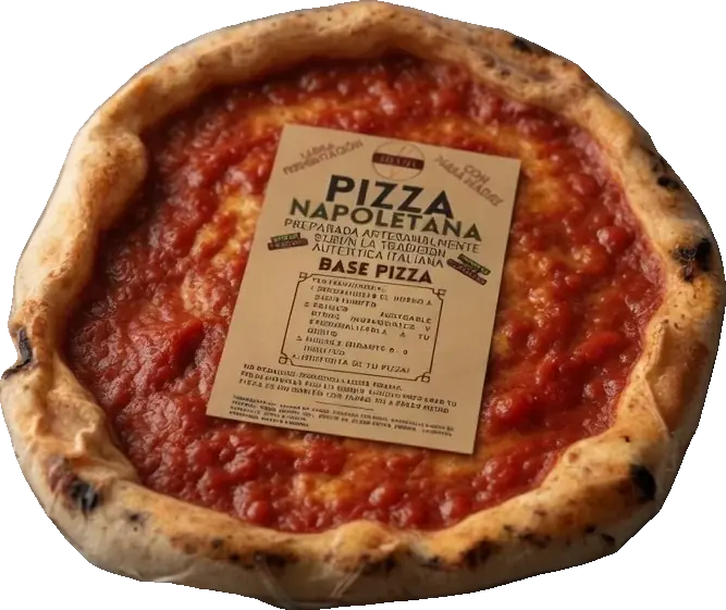 Base de pizza congelada de Grazia
