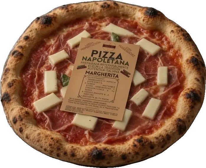 Pizza Margherita congelada de Grazia, sellada al vacío