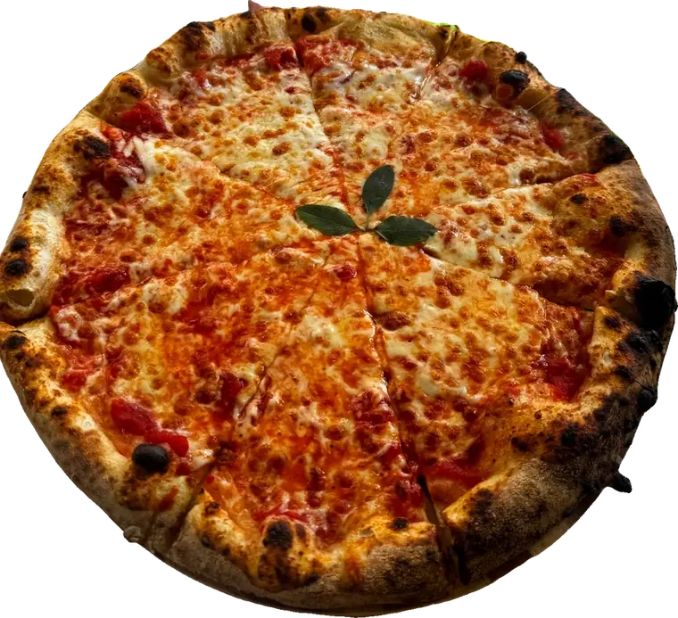 Pizza Margherita de Grazia, foto real del local